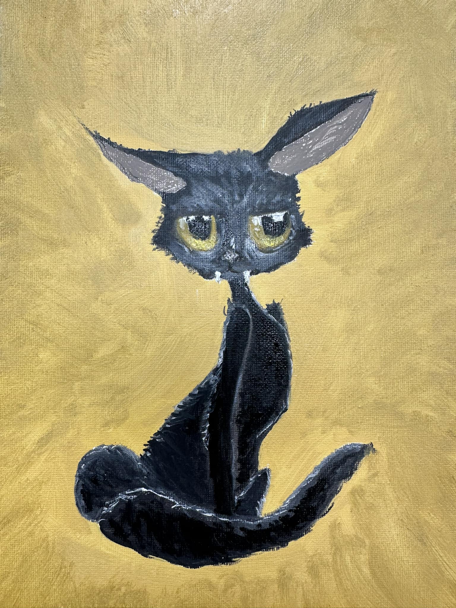 Oil Paint – another cat