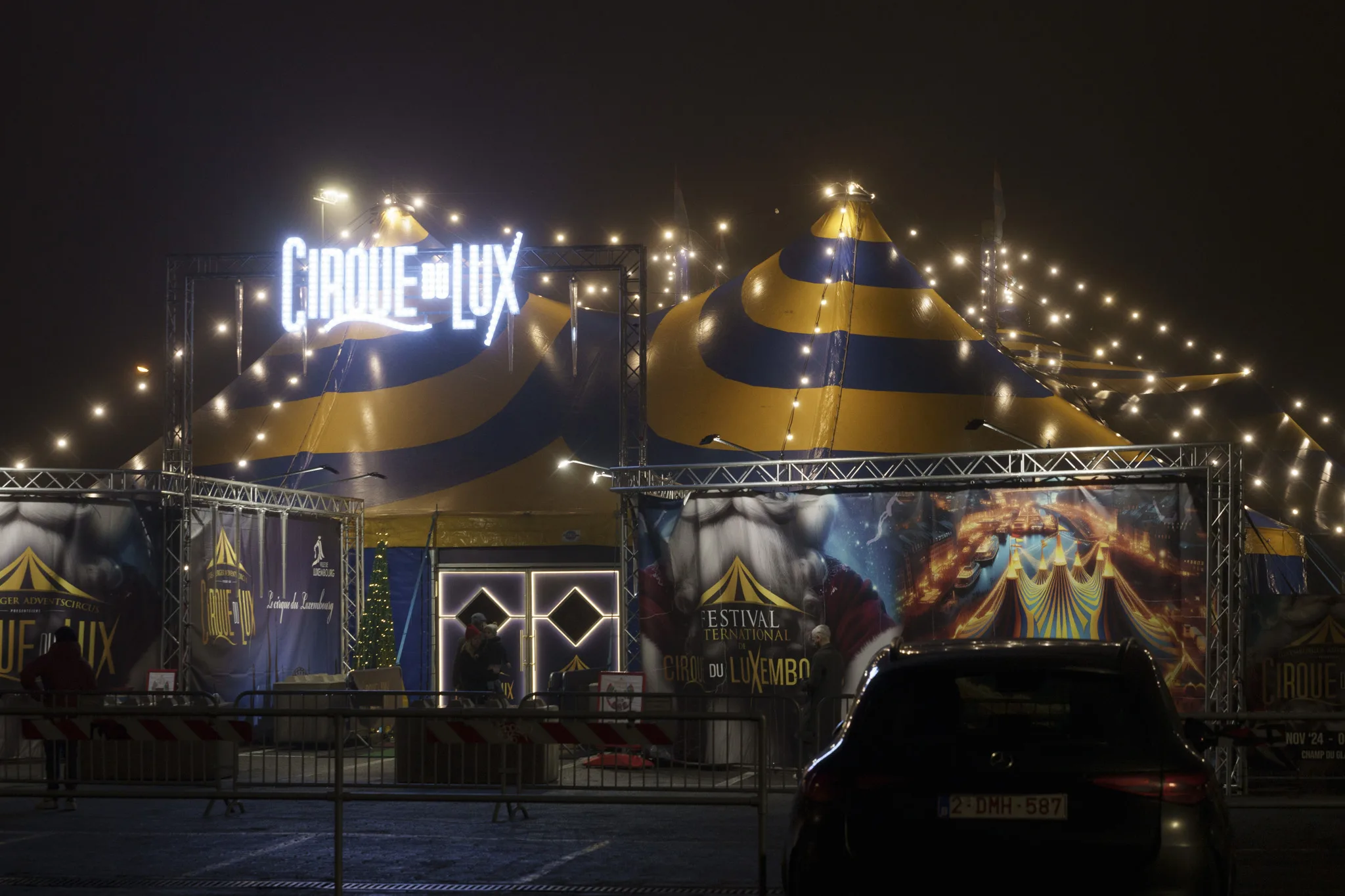 Circus in Luxembourg at Christmas